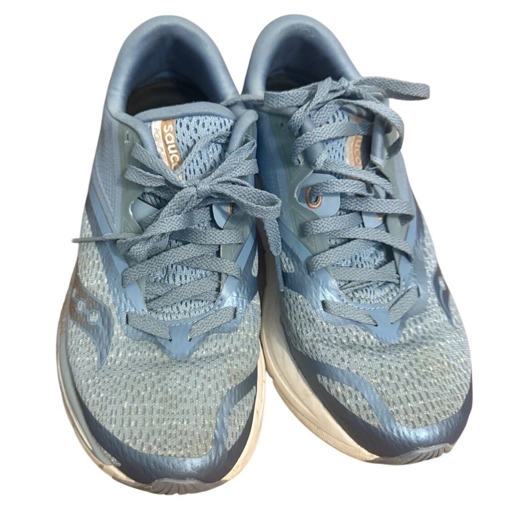 Saucony Kinvara 9 Womens Running Shoes Blue Silver S10418-30 Size 8
